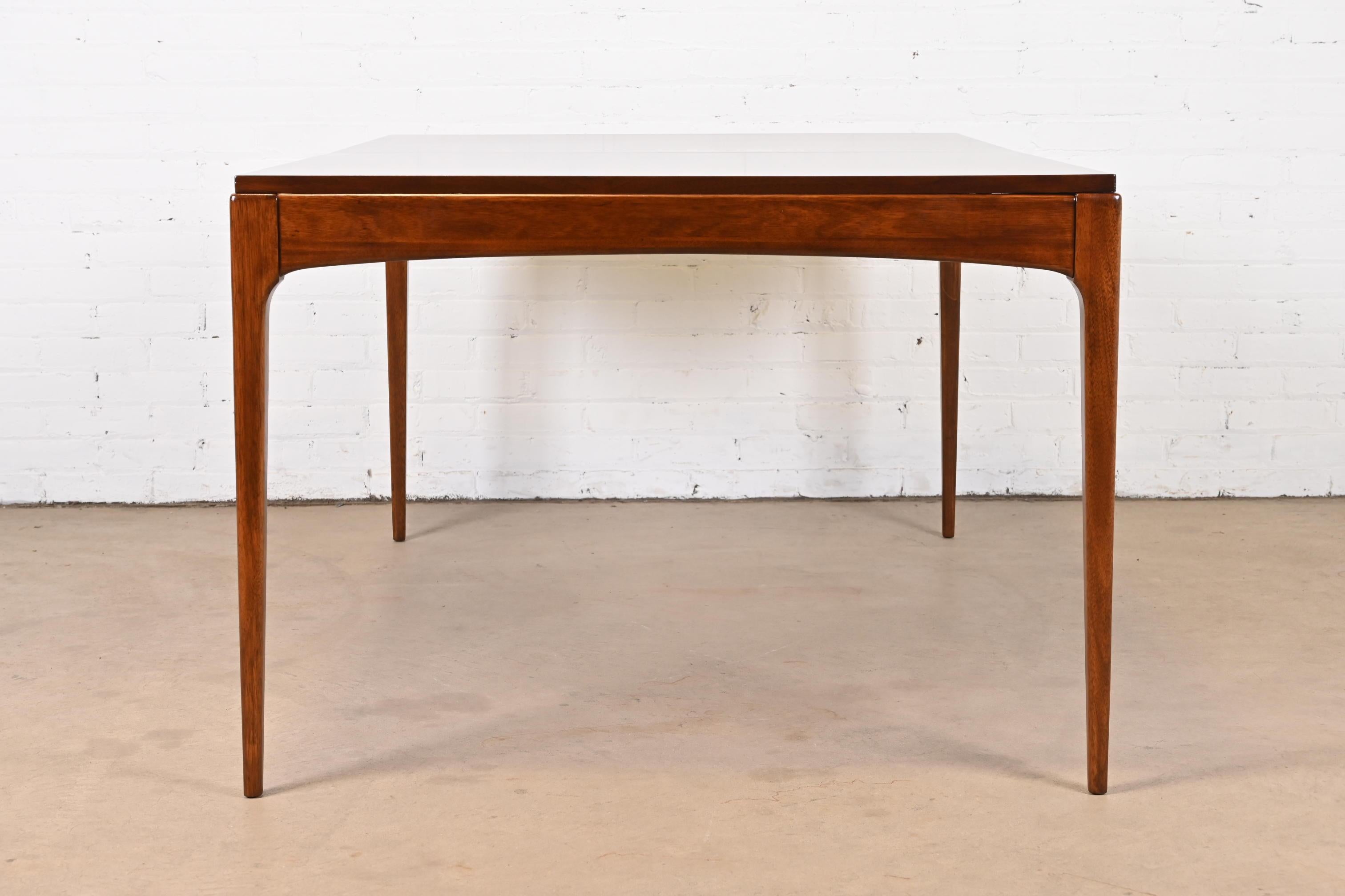 Paul McCobb Style Mid-Century Modern Walnut Dining Table by Lane, Refinished 7
