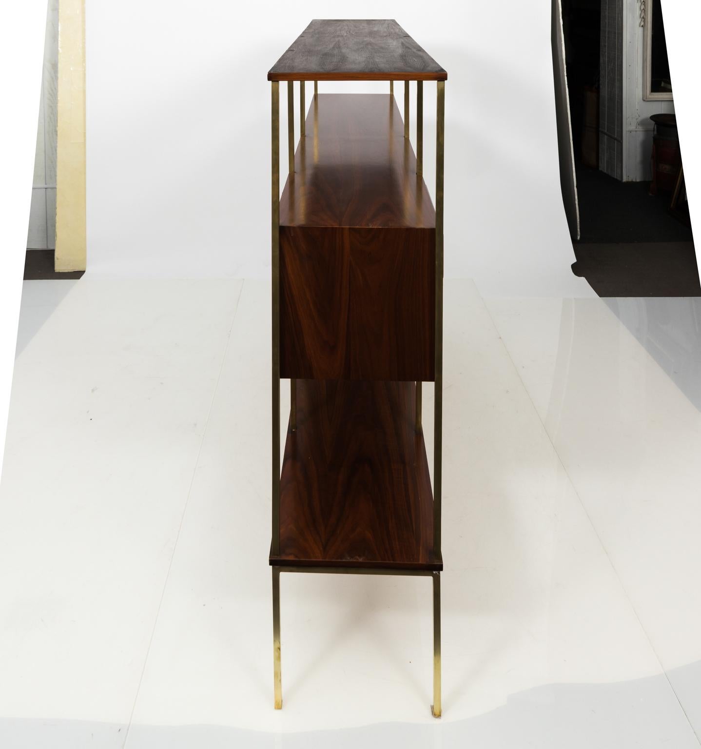 Paul McCobb Style Midcentury Wall Unit with Bar, circa 1960s 2