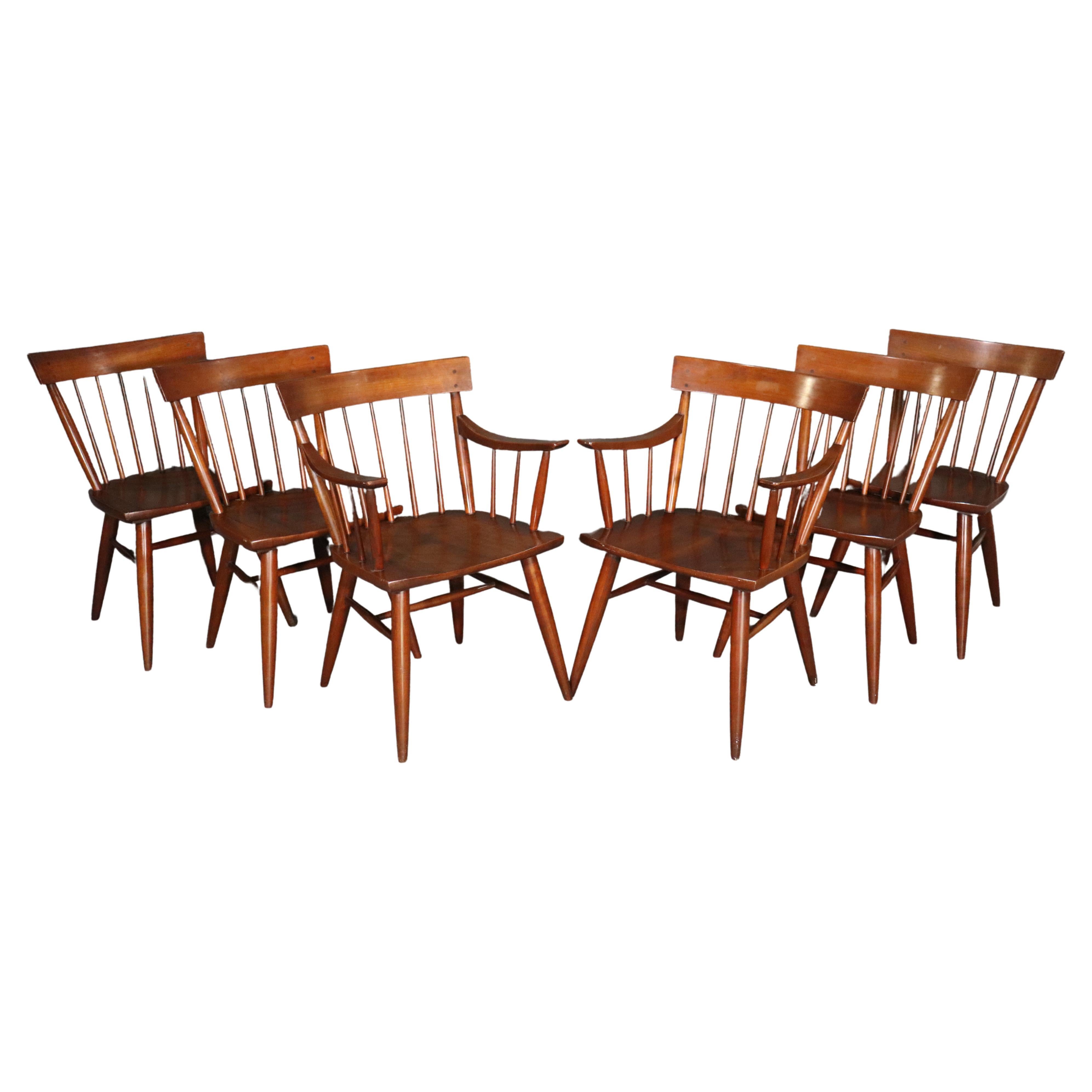 Paul McCobb Style Spindle Chairs