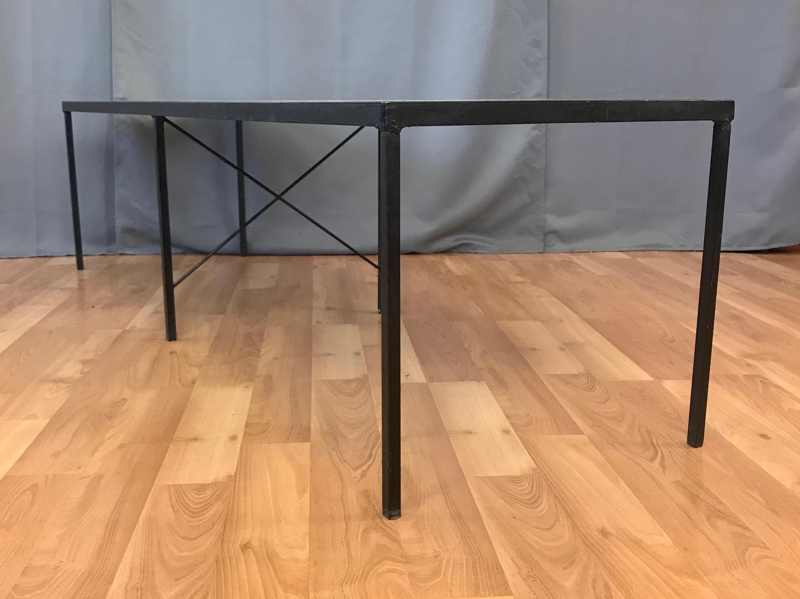 Paul McCobb-Style Tile Top Extra-Long Coffee Table or Bench, 1960s 3