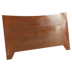 Paul McCobb Style West Michigan Furniture Mid Century Walnut Queen Headboard