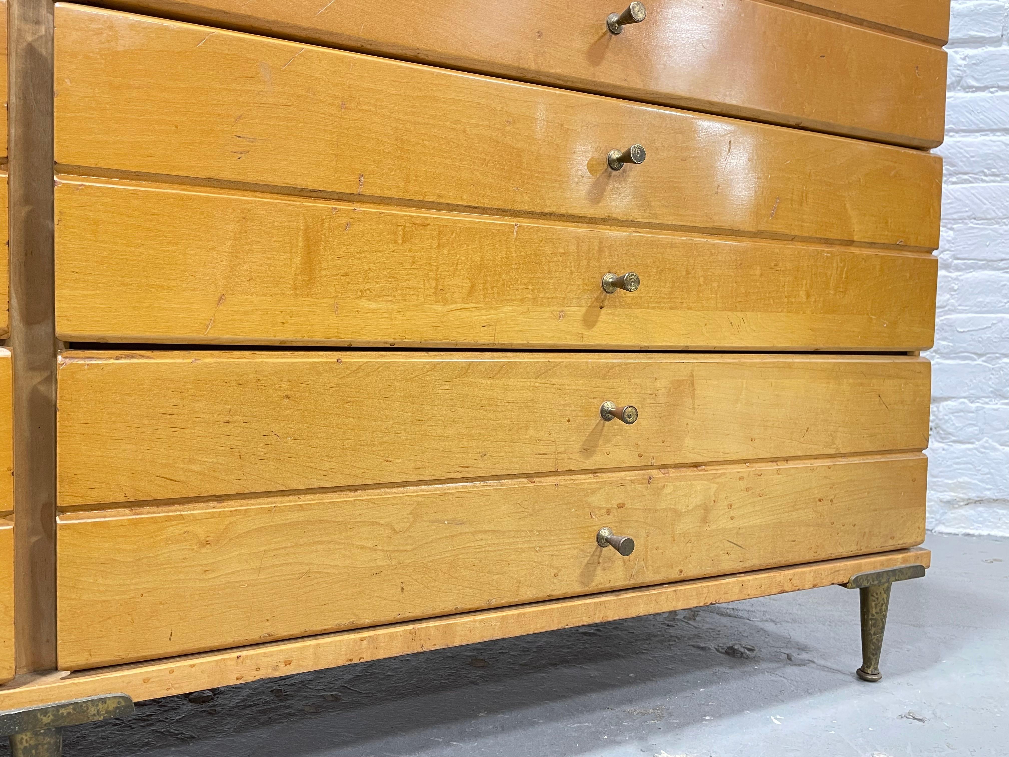 Paul McCobb Styled Mid-Century Modern Double Dresser / Credenza For Sale 12