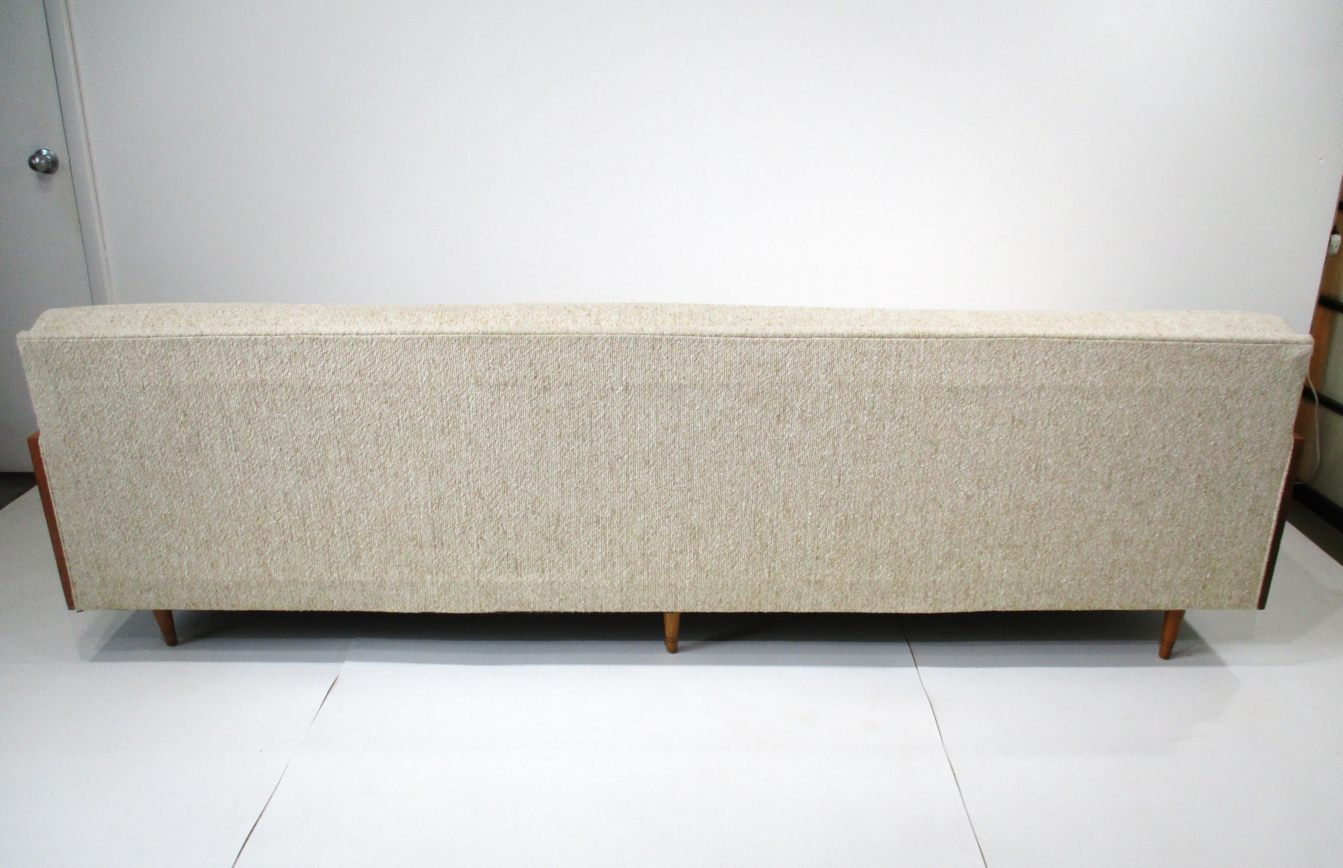 Paul McCobb Styled Mid Century Sofa For Sale 5
