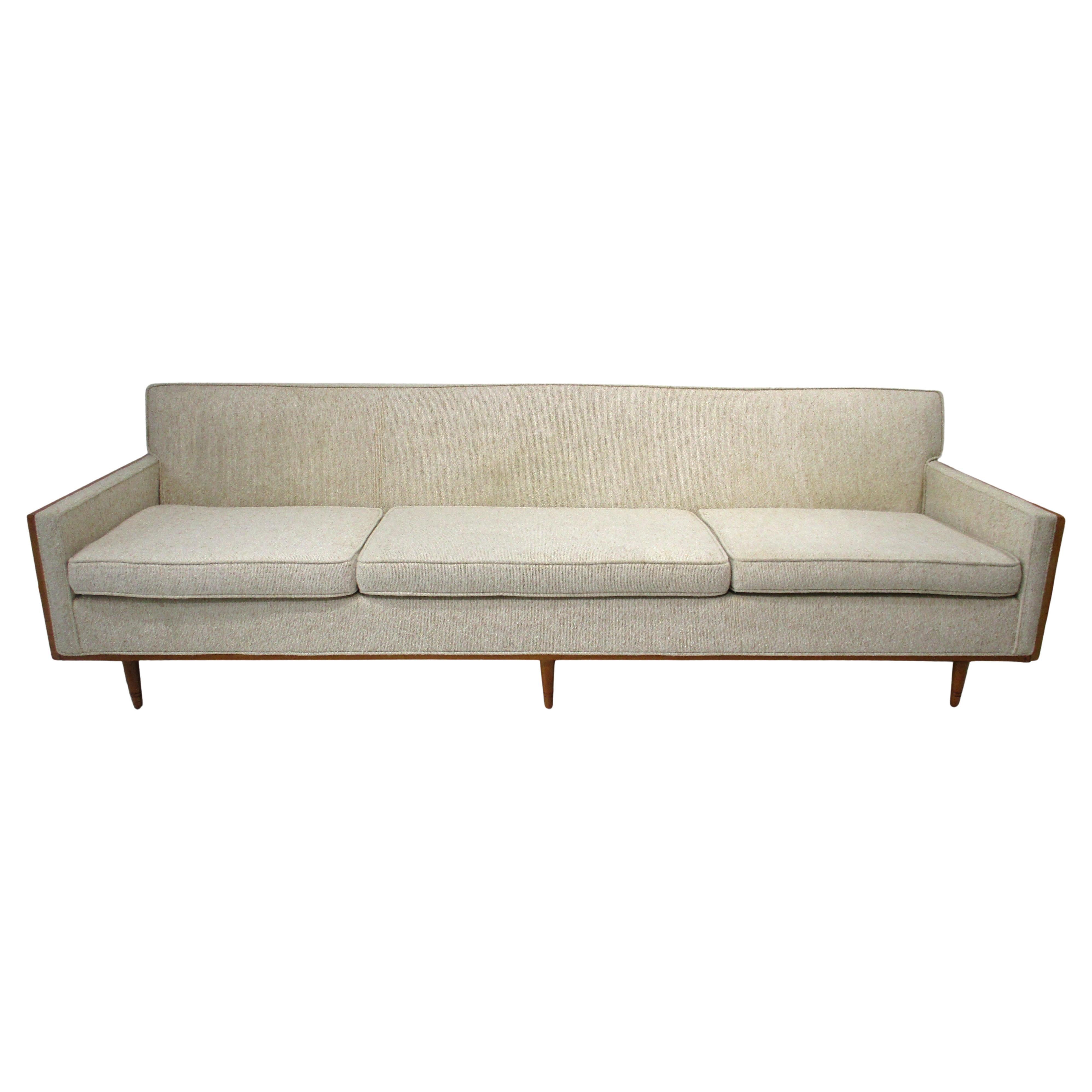 Paul McCobb Styled Mid Century Sofa