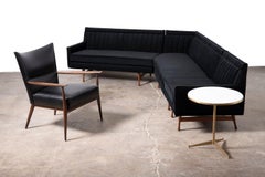 Paul McCobb Gruppo Simmetrico Divano Sezionale a 3 Pezzi con Schienale a Canale -Widdicomb 1950s