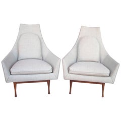 Paul McCobb Symmetric Group Lounge Chairs by Widdicomb