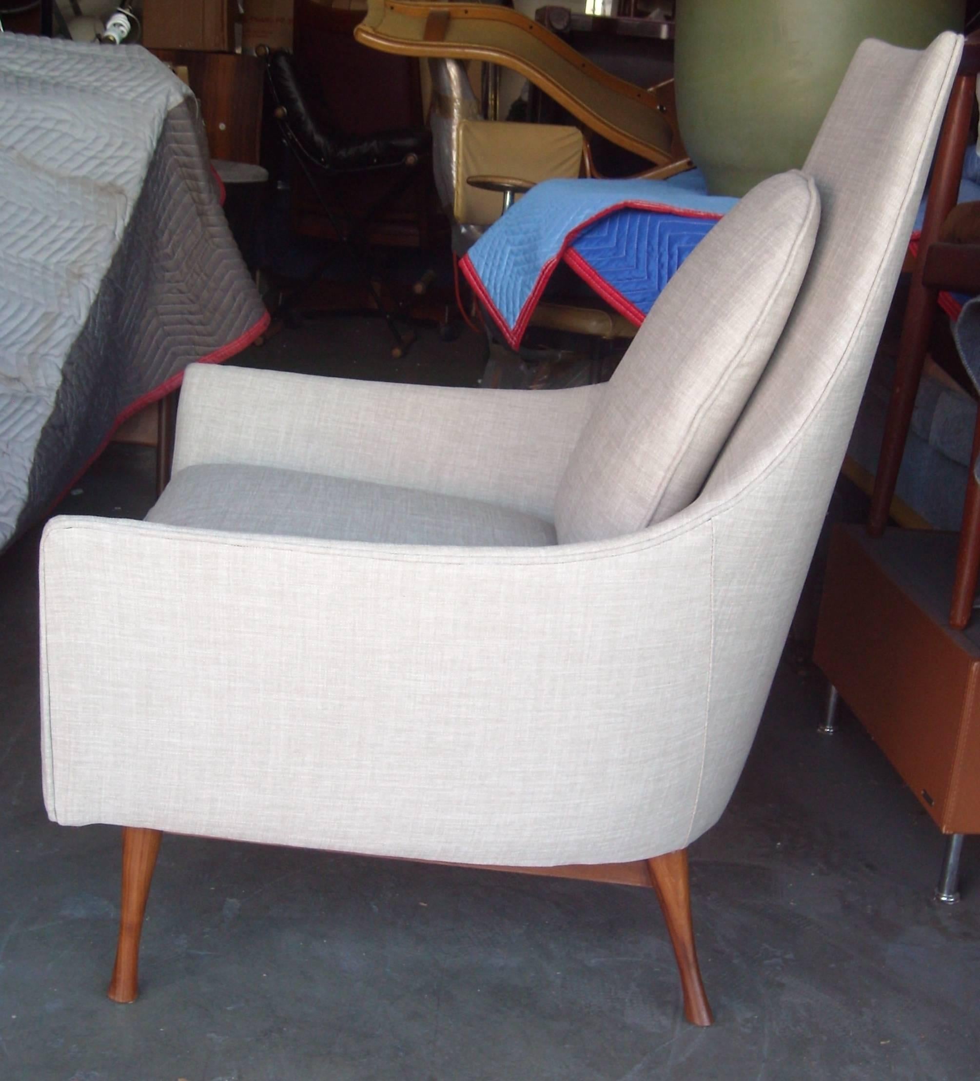 Paul McCobb Symmetric Group Lounge Chairs by Widdicomb In Excellent Condition In Los Angeles, CA