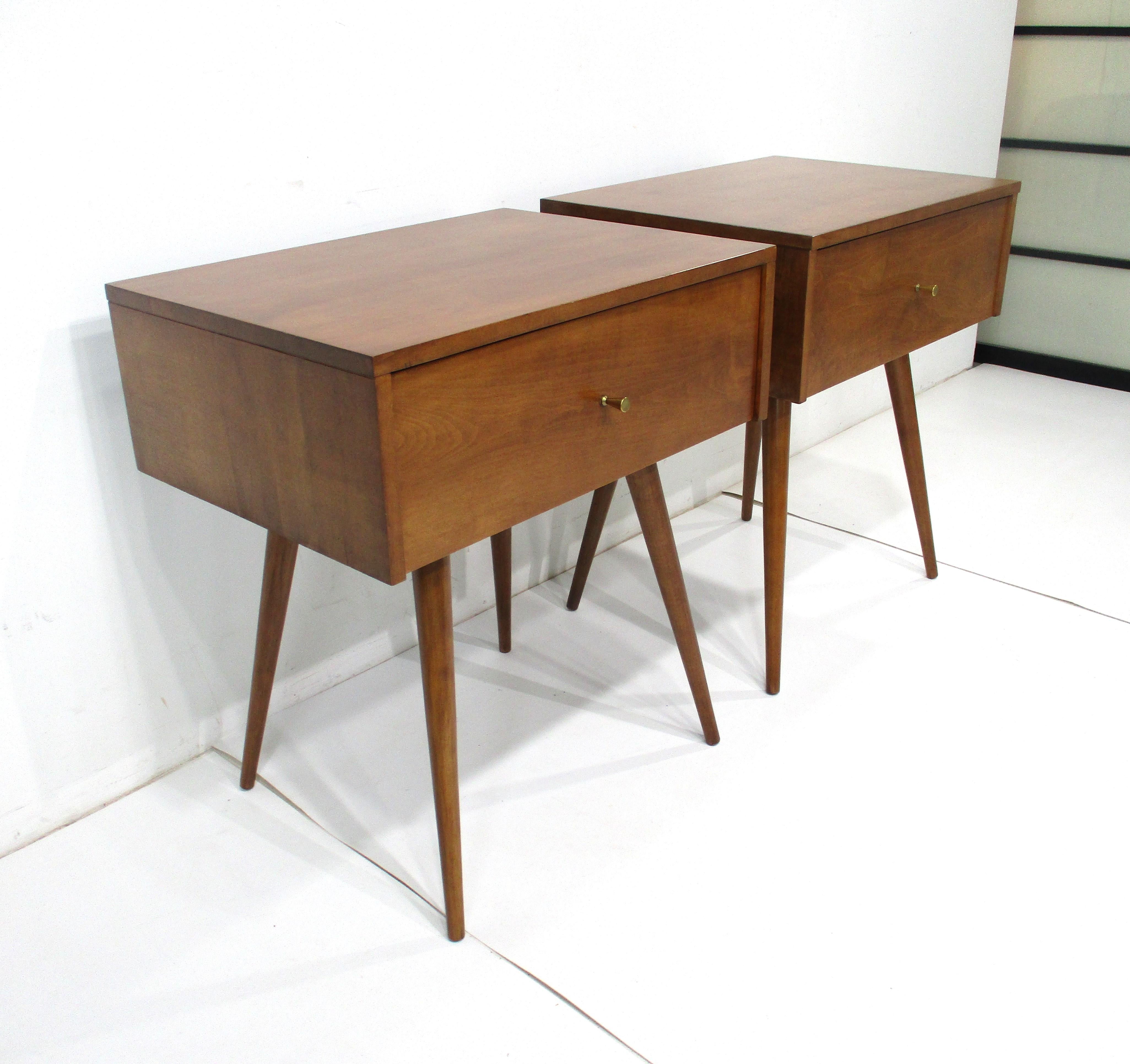 Mid-Century Modern Paul McCobb Taller Nightstands from the Planner Group Collection  For Sale