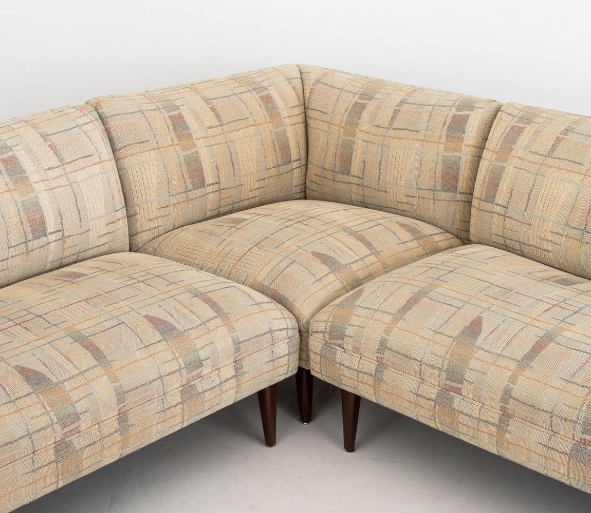 Modern Paul McCobb Three-Piece Sectional Sofa For Sale