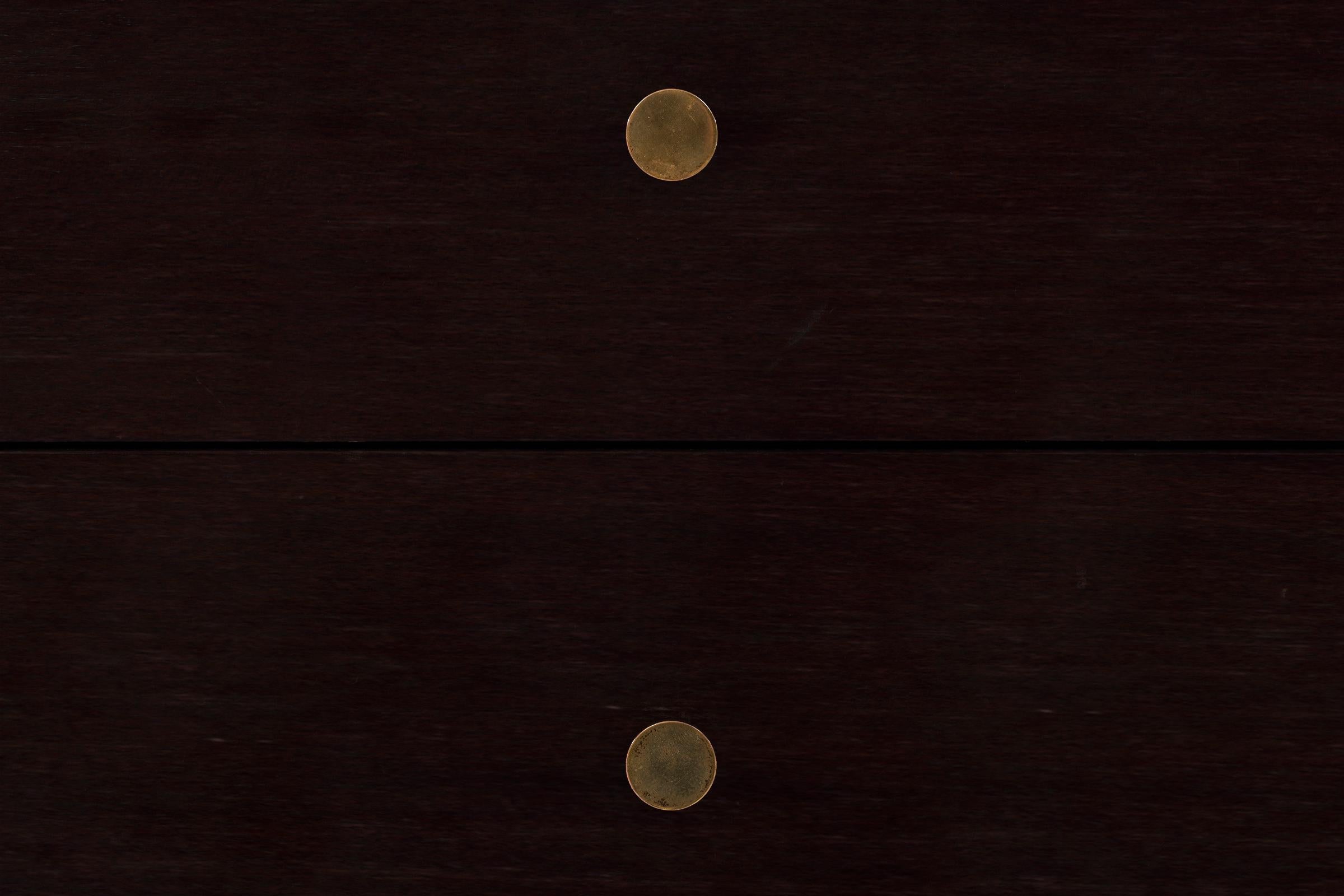 Mid-20th Century Paul McCobb Travertine Console
