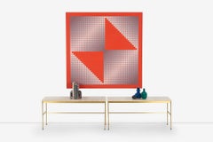 Paul McCobb Travertine Consoles and or Sofa Tables