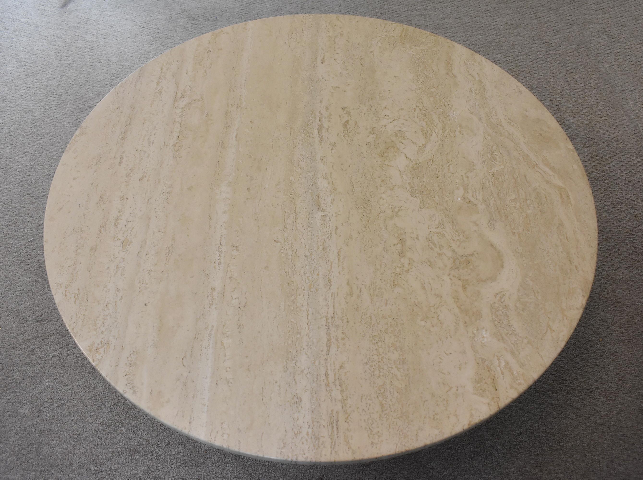 Mid-20th Century Paul McCobb Travertine Top Coffee Table, Connoisseur Collection