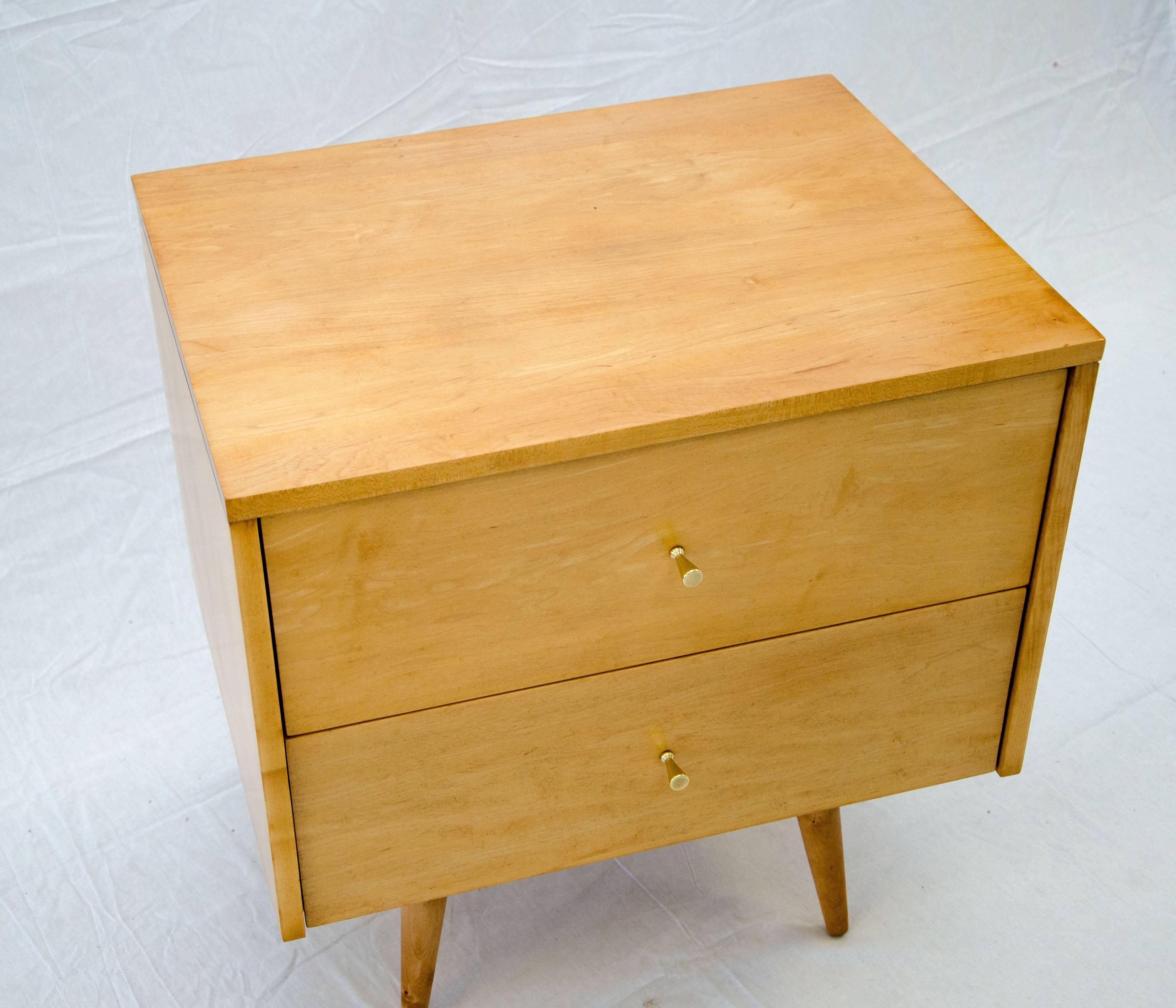 Mid-Century Modern Paul McCobb Two-Drawer Cabinet or Nightstand, Planner Group