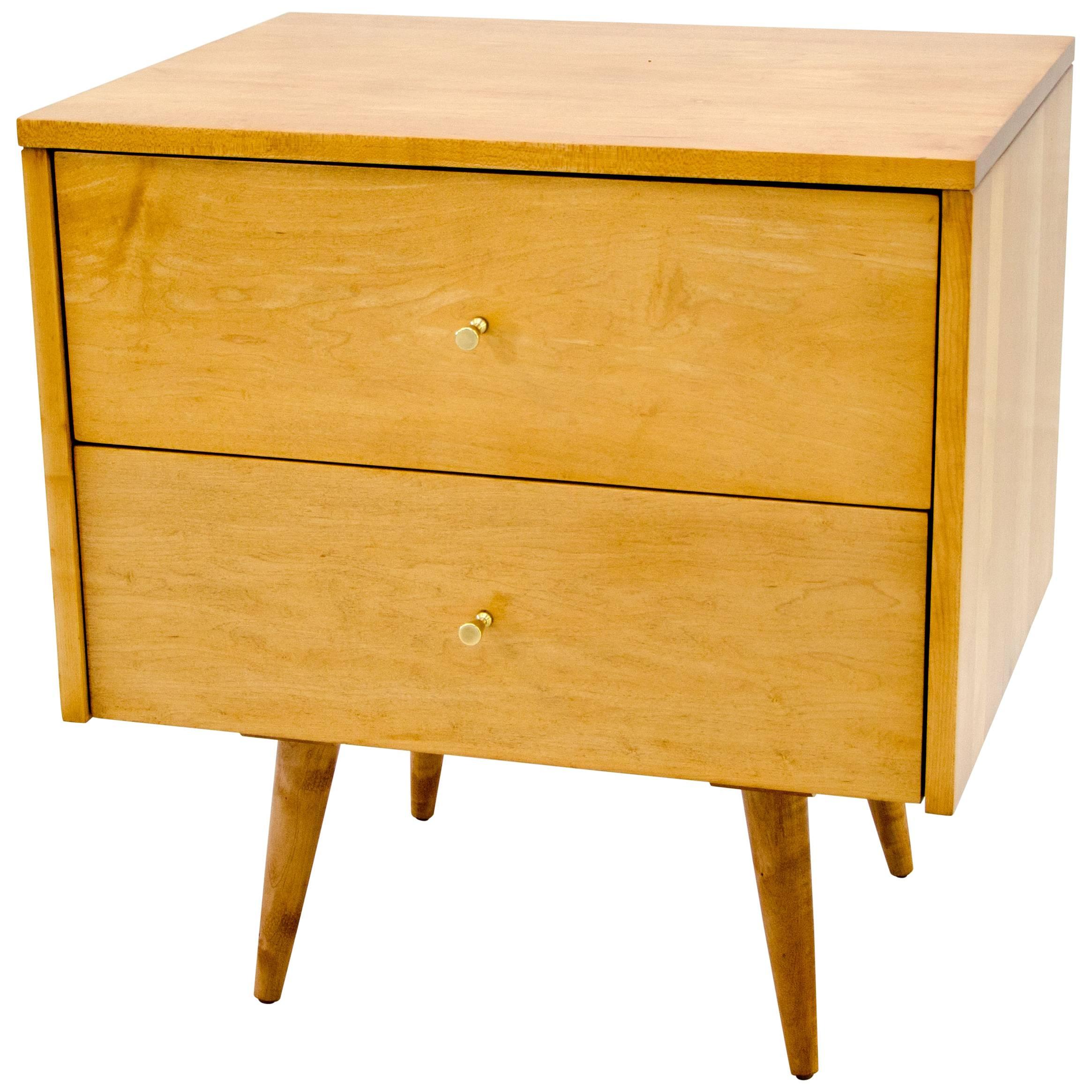 Paul McCobb Two-Drawer Cabinet or Nightstand, Planner Group