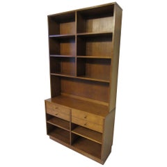 Paul McCobb Two-Piece Cabinet and Bookcase