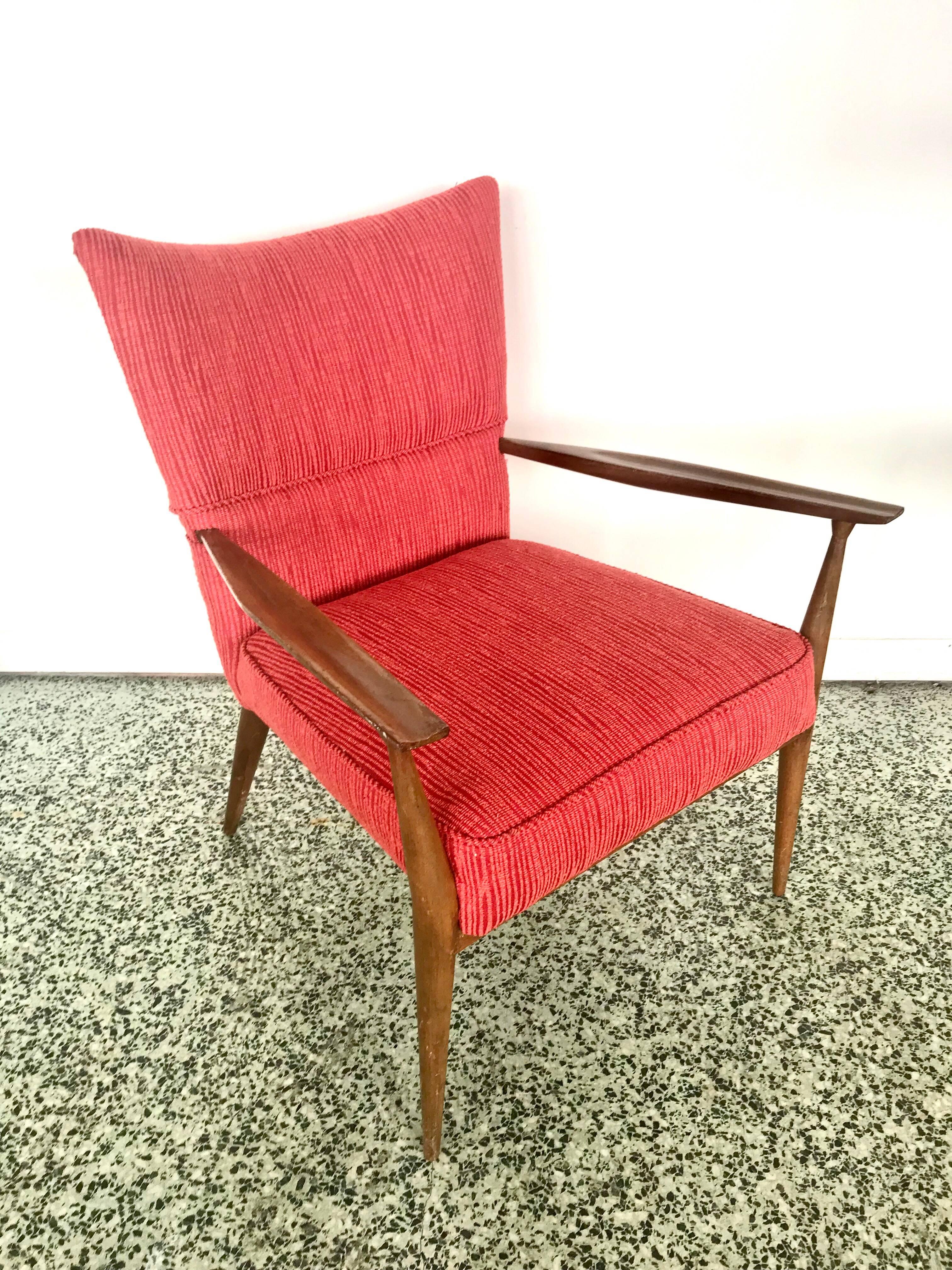 Designer: Paul McCobb
Manufacturer: Directional
Period/style: Mid-Century Modern
Country: USA
Date 1950s

Recently reupholstered in Knoll fabric.
