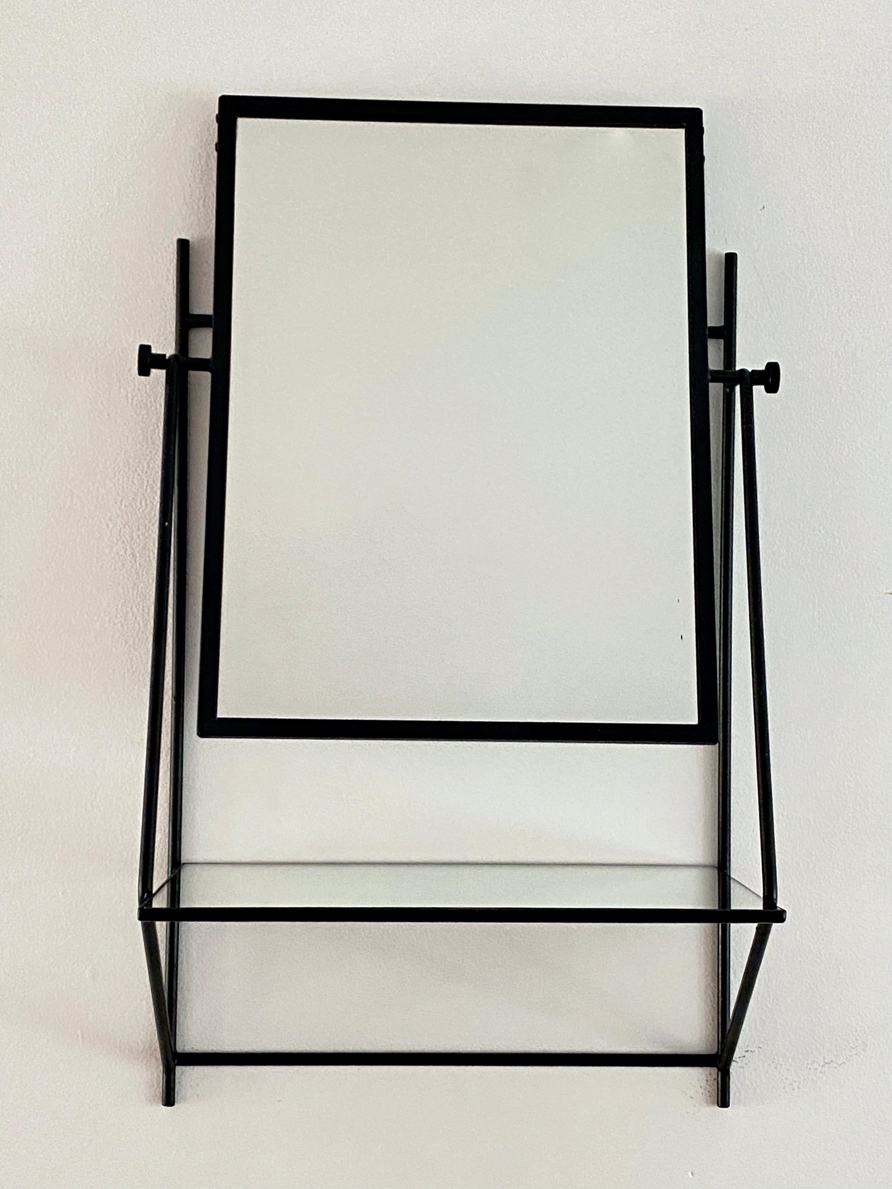 Paul McCobb Wall Mounted Mirror With Shelf For Bryce Originals For Sale 13