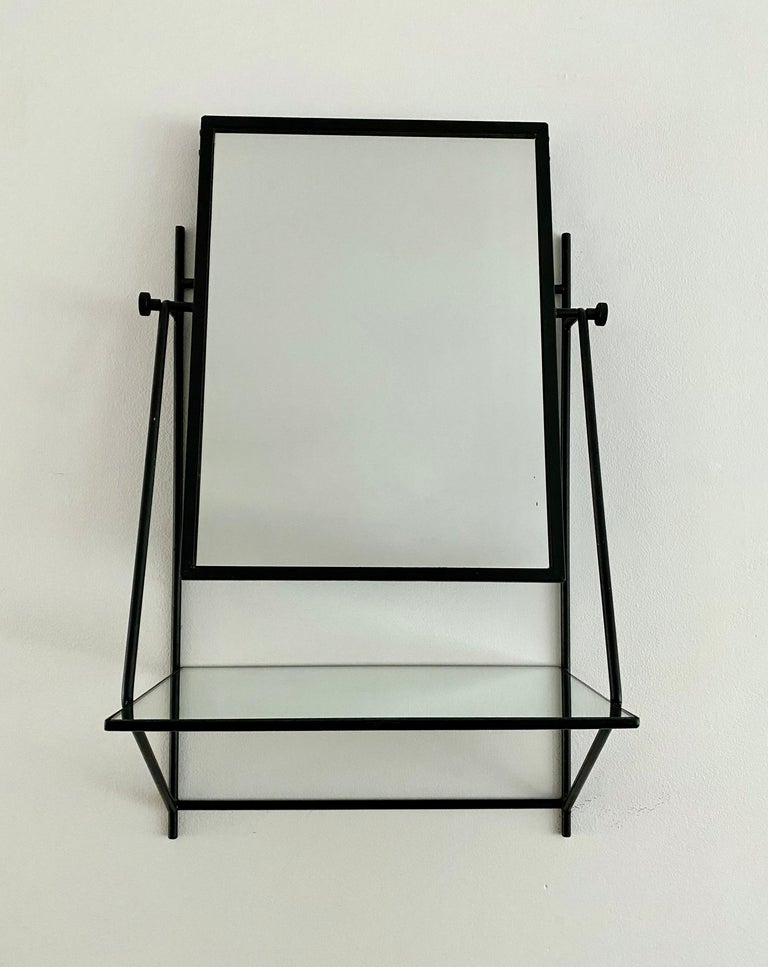 Paul McCobb Wall Mounted Mirror With Shelf For Bryce Originals For Sale ...