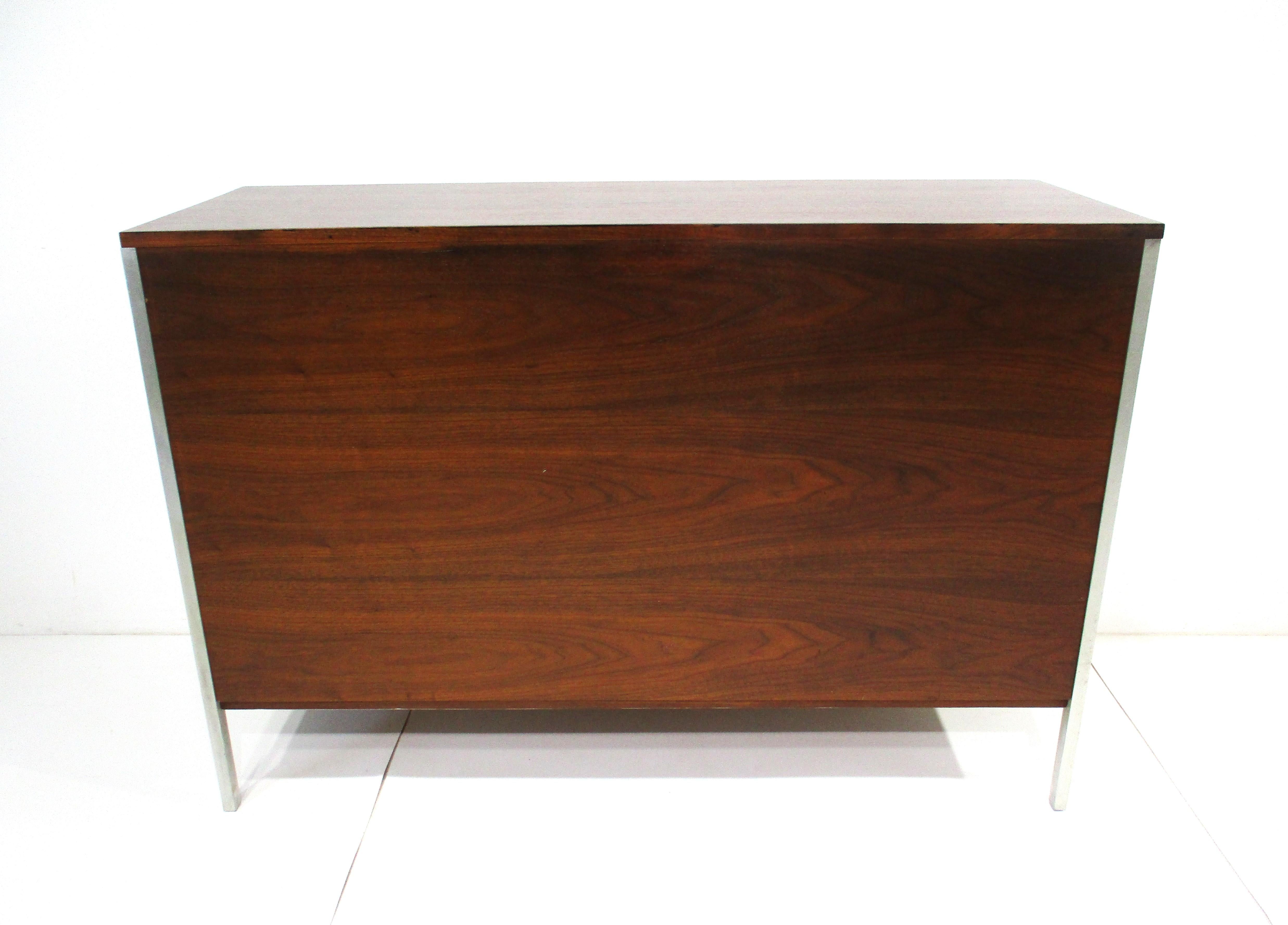 Paul McCobb Walnut Cabinet for H. Sacks & Sons Connoisseur Collection  For Sale 6