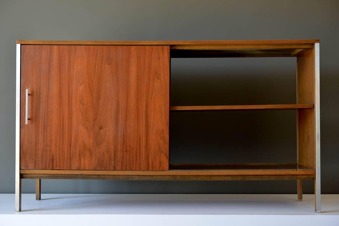 Mid-Century Modern Paul McCobb Walnut Cabinet or Room Divider, circa 1965