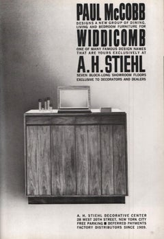 Paul McCobb Walnut Mid Century Modern Wardrobe Chest for Widdicomb c. 1963