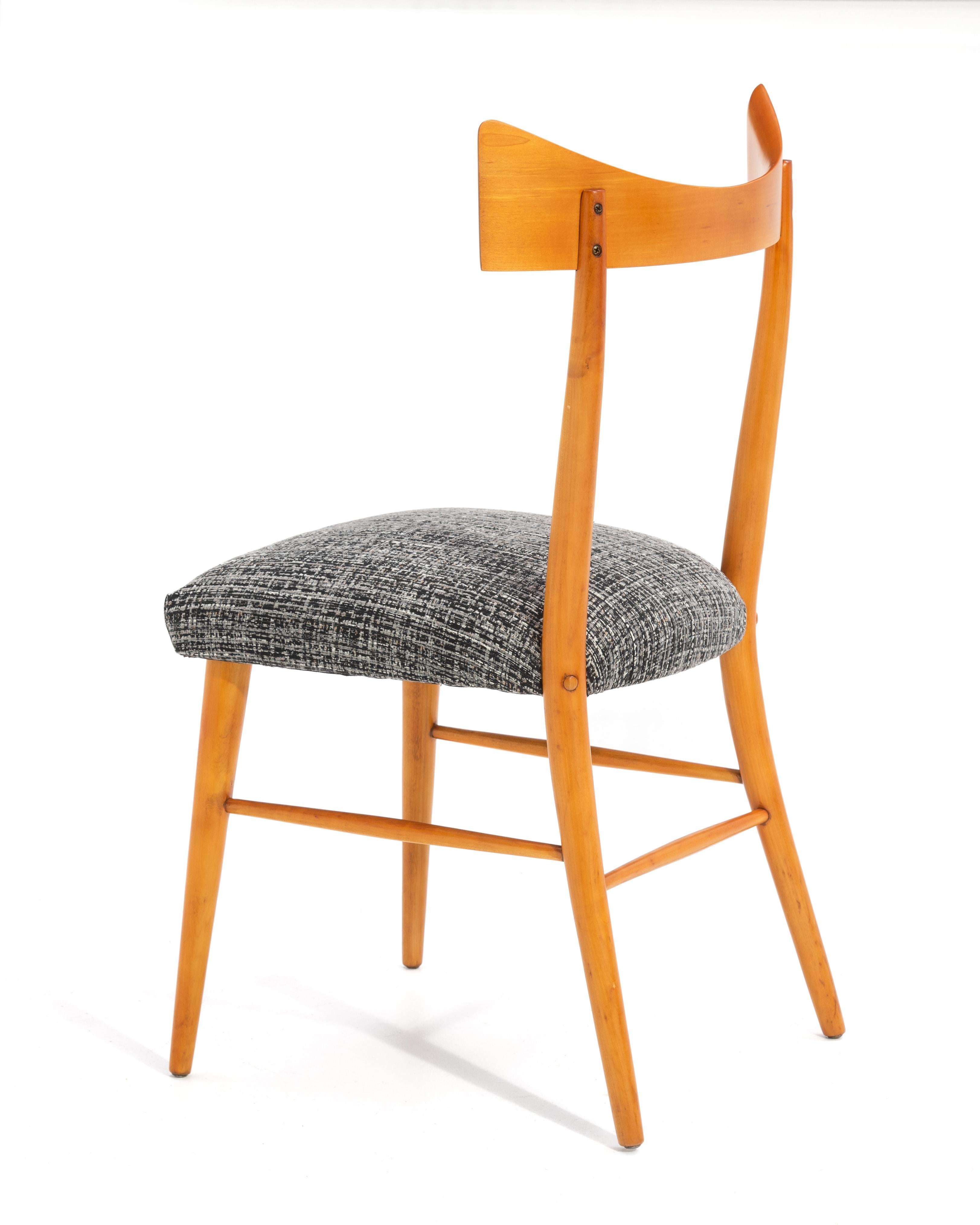 Mid-Century Modern Paul McCobb Winchendon Furniture Planner Group #1534 Bowtie Dining Side Chair For Sale