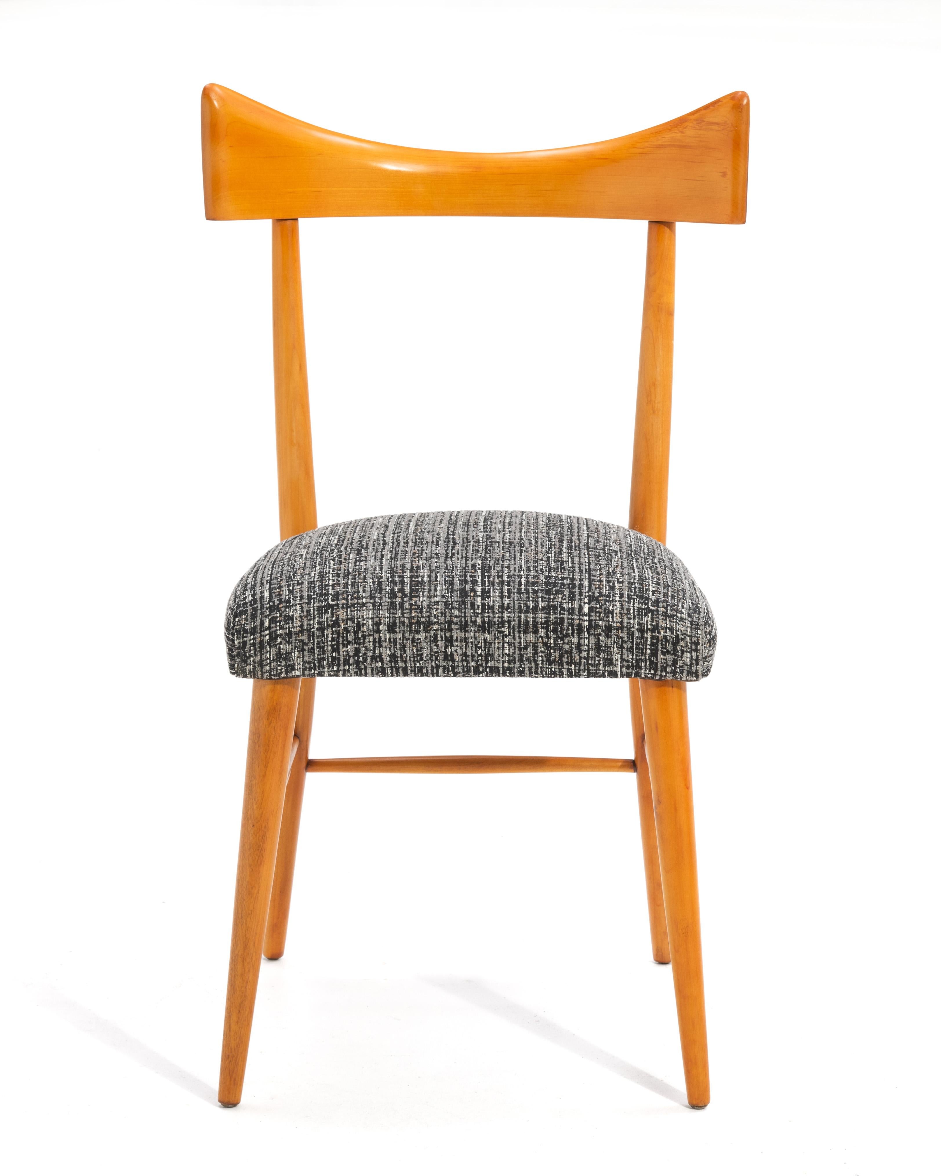 Paul McCobb Winchendon Furniture Planner Group #1534 Bowtie Dining Side Chair For Sale 1