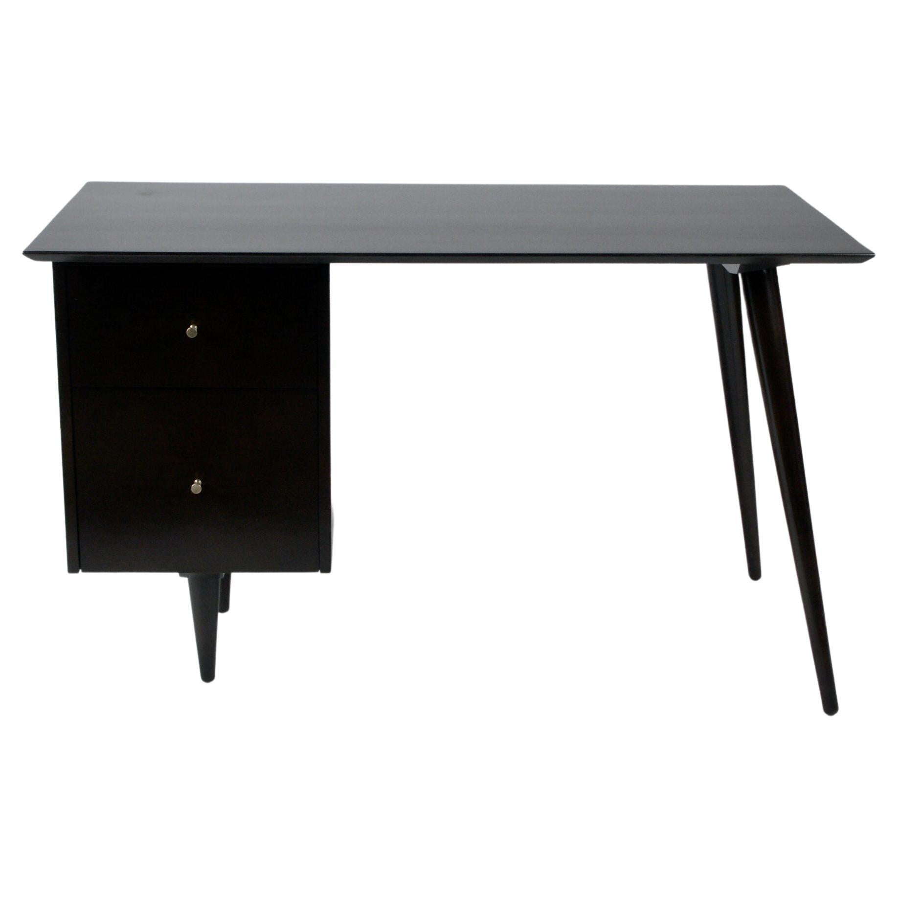 Paul McCobb Winchendon Planner Group Mid-Century Modern Desk in Dark Espresso