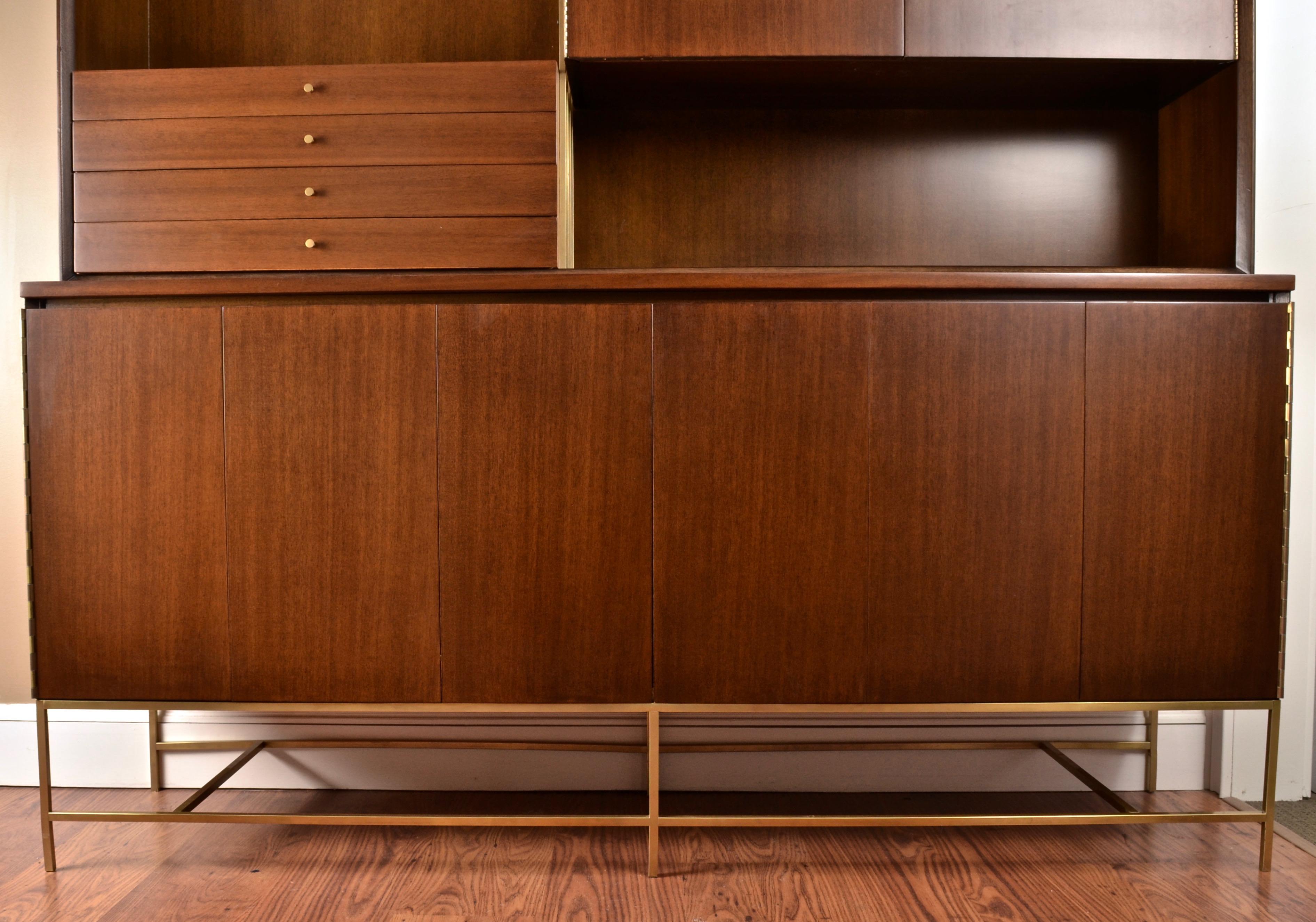 Mid-20th Century Paul MCobb for Calvin Group Cabinet/Breakfront