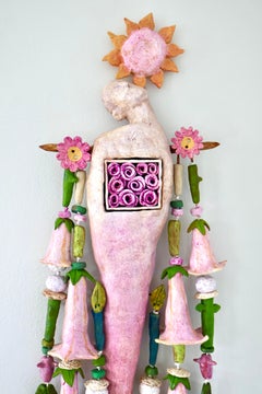 "Love Never Dies" by Paul Medina; Clay, Steel, Copper Sculpture, 48" x 12", 2026