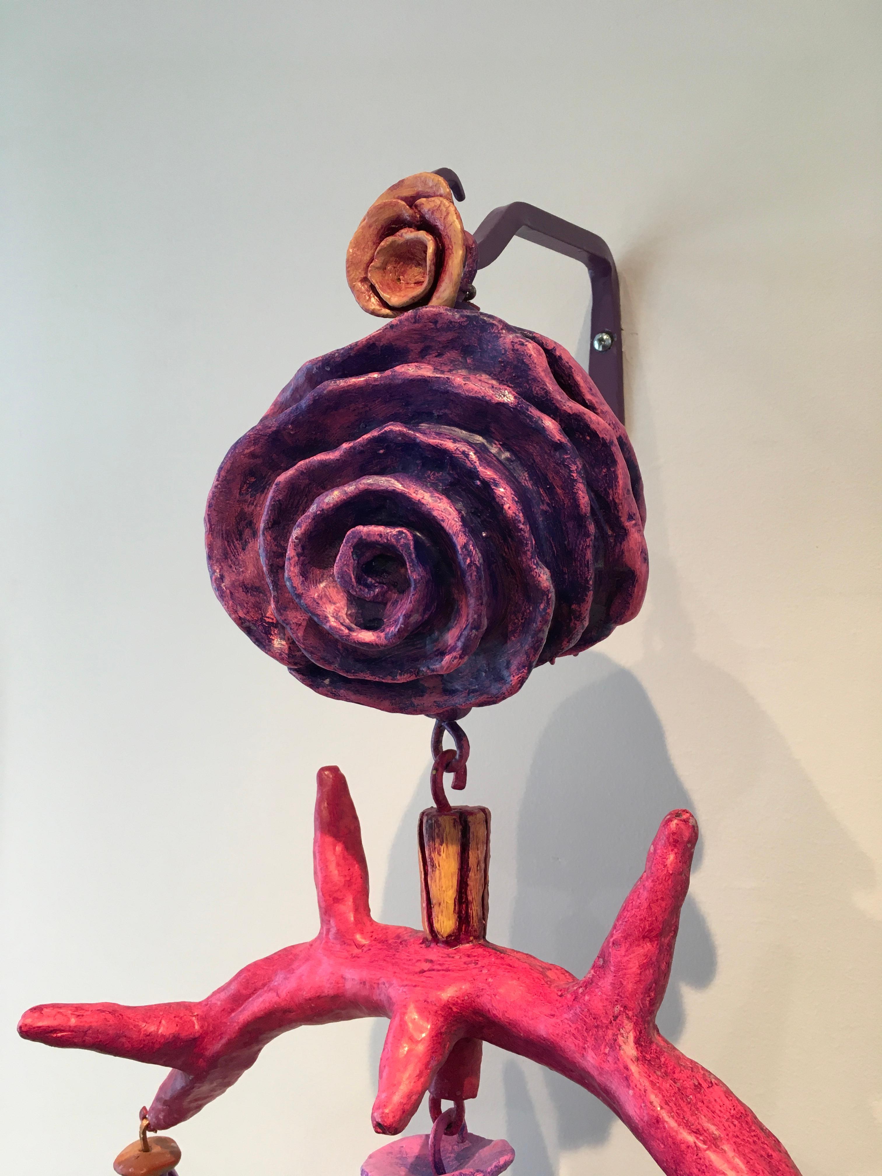 'Olympia Rose, ' by Paul Medina, Mixed Media Ceramic Sculpture, 2022 For Sale 4