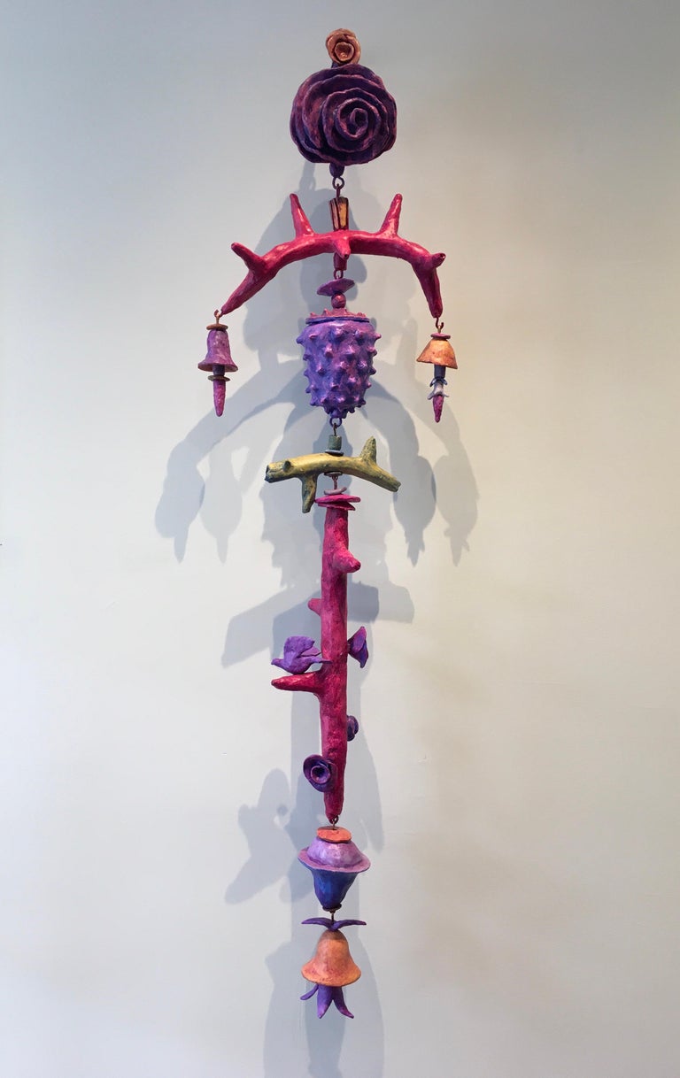 Paul Medina 'Olympia Rose,' by Paul Medina, Mixed Media Ceramic