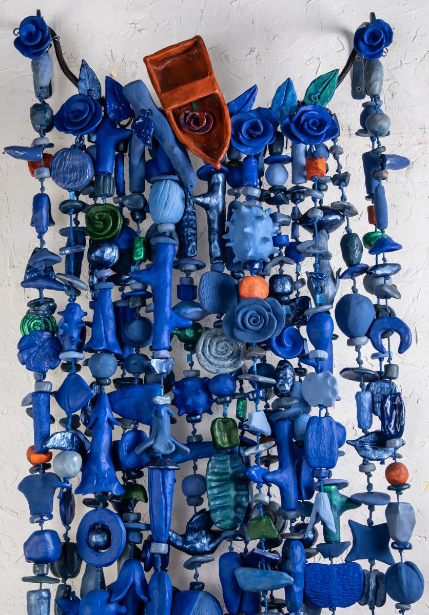 'Waterfall, ' by Paul Medina, Mixed Media & Ceramic Sculpture, 2022 1