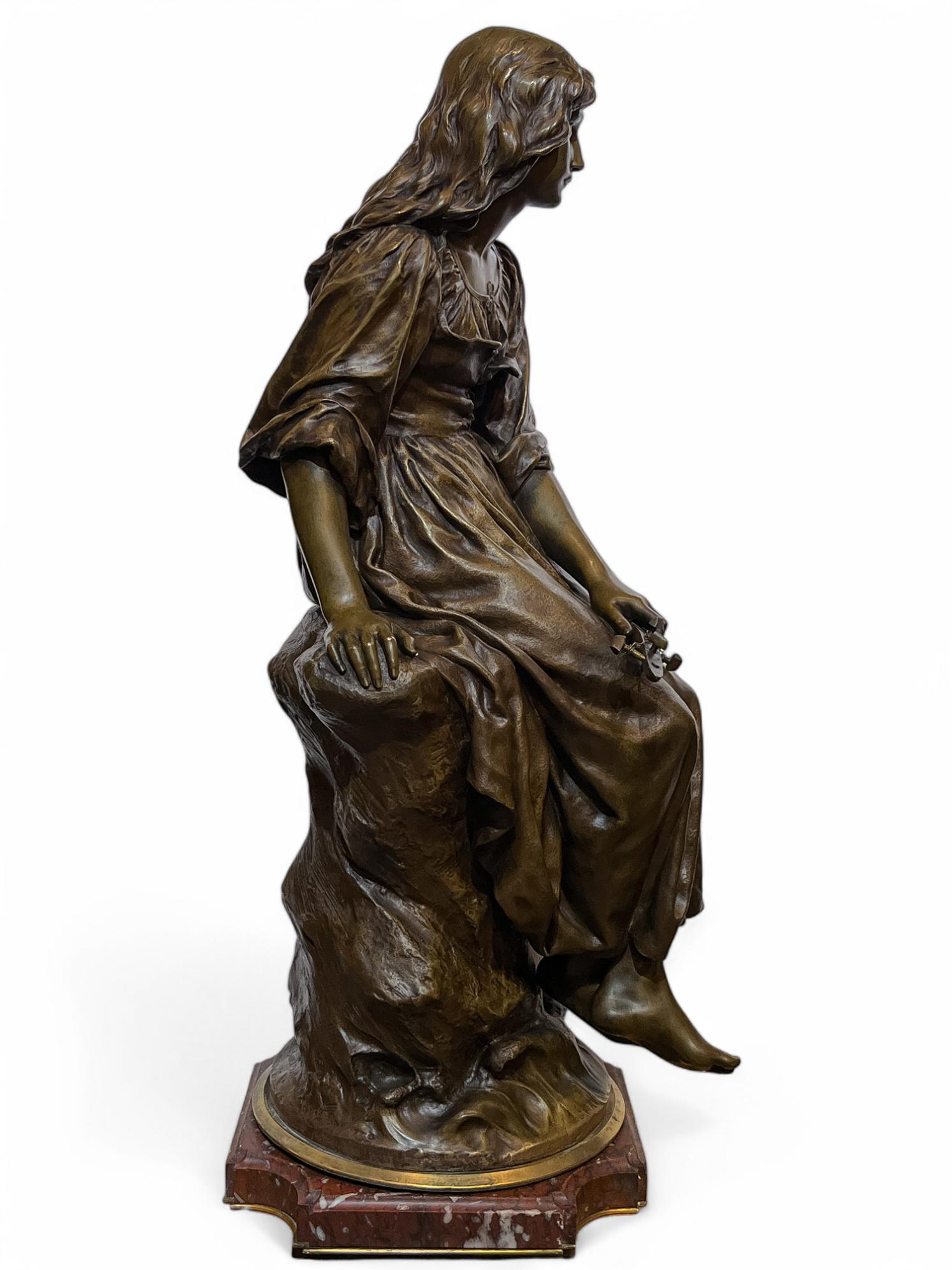 Paul Eugene Mengin (French, 1853-1937)  Soprano Mandolin Player For Sale 7