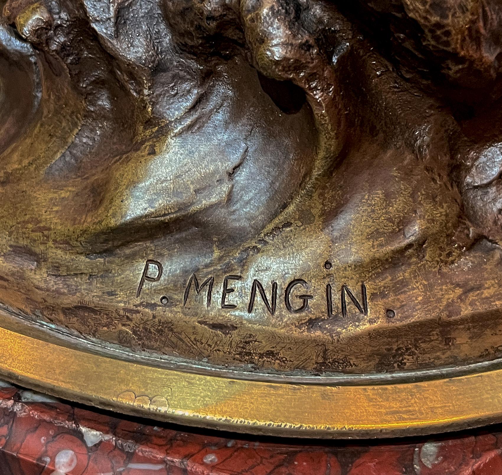 Paul Eugene Mengin (French, 1853-1937)  Soprano Mandolin Player For Sale 11