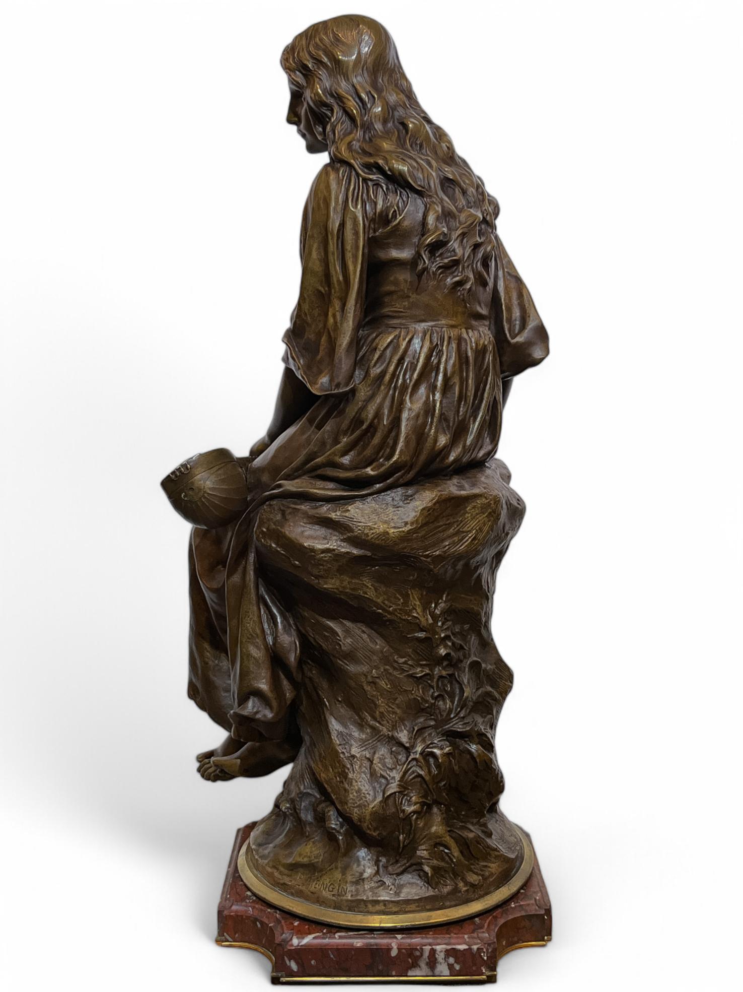 Paul Eugene Mengin (French, 1853-1937)  Soprano Mandolin Player For Sale 3
