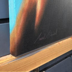 'Aviator, ' from the Paper Airplane Series, Paul Micich, Acrylic, Alkyd on Canvas