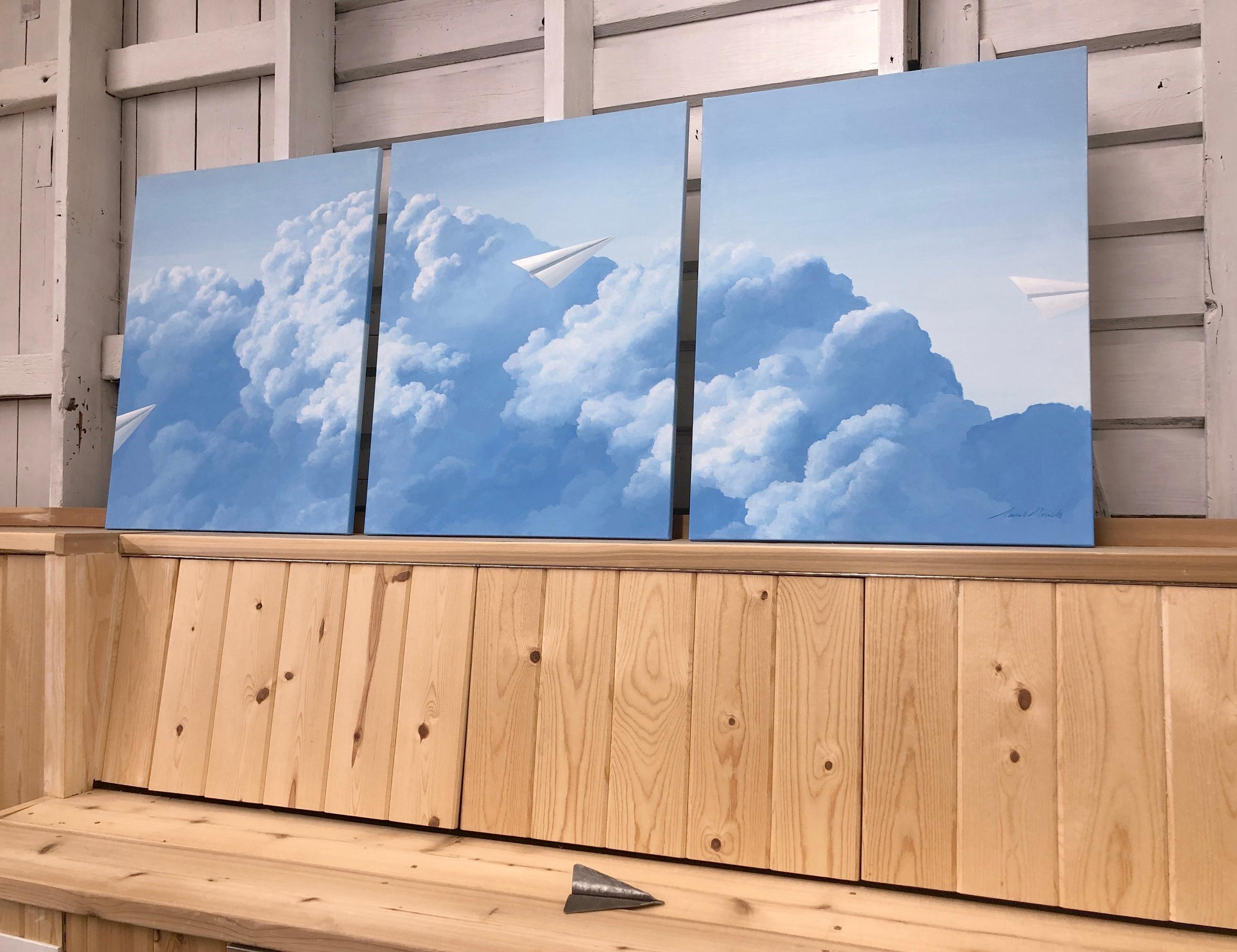 'Trittico del cielo', di Paul Micich, Pittura acrilica su tela 5