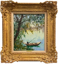Pêcheur sur l'étang (Pescatore sullo stagno)