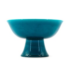Paul Milet Art Deco Ceramic Bowl, Sèvres, France, 27cm Diameter, 1930s