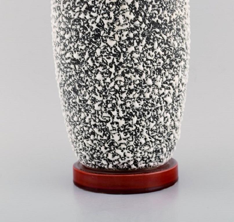 Early 20th Century Paul Milet for Sevres, France, Large Art Deco Lidded Jar in Glazed Ceramics For Sale
