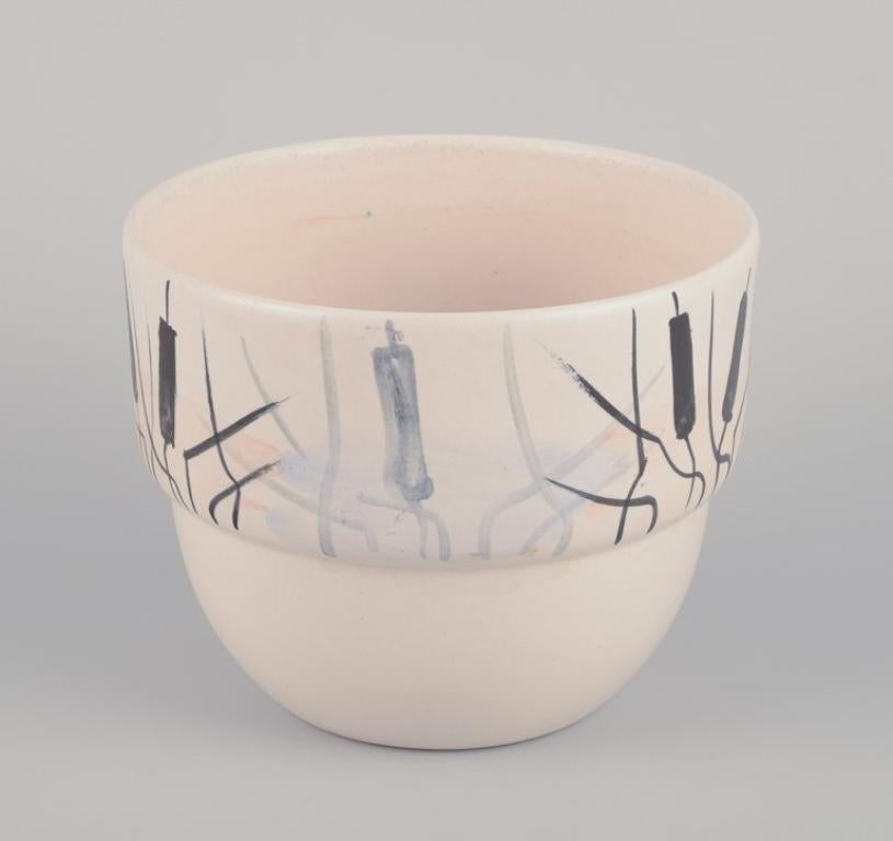 Moderno Paul Milet per Sevres, Francia. Coppia di portavasi per piante in ceramica. in vendita