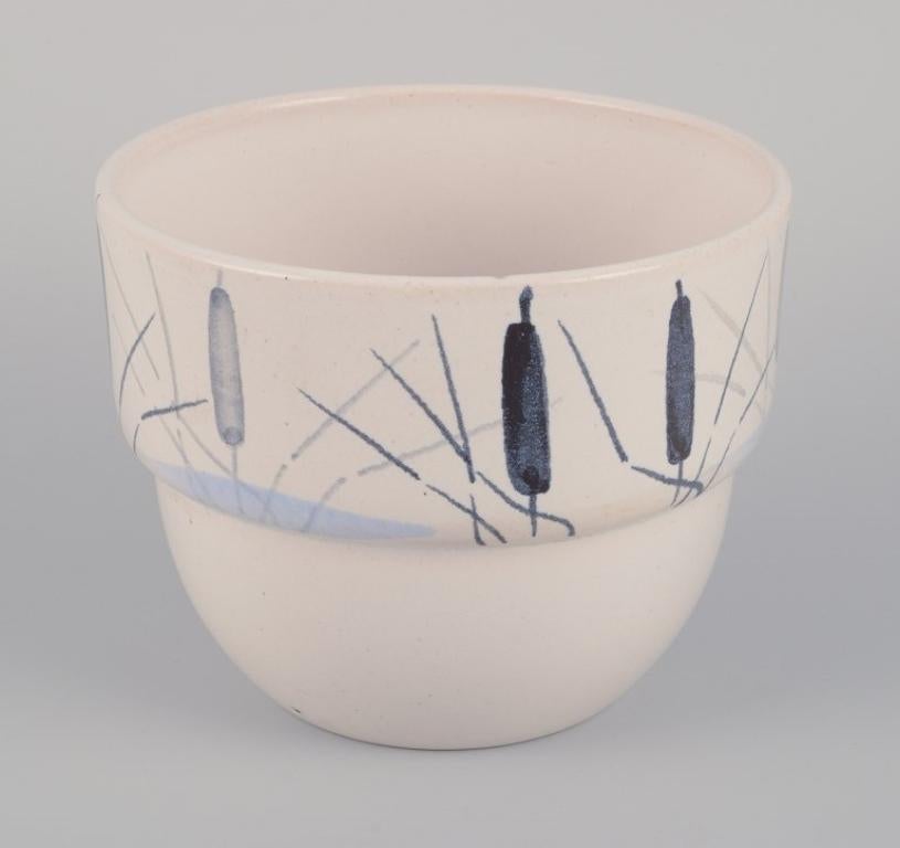 Smaltato Paul Milet per Sevres, Francia. Coppia di portavasi per piante in ceramica. in vendita