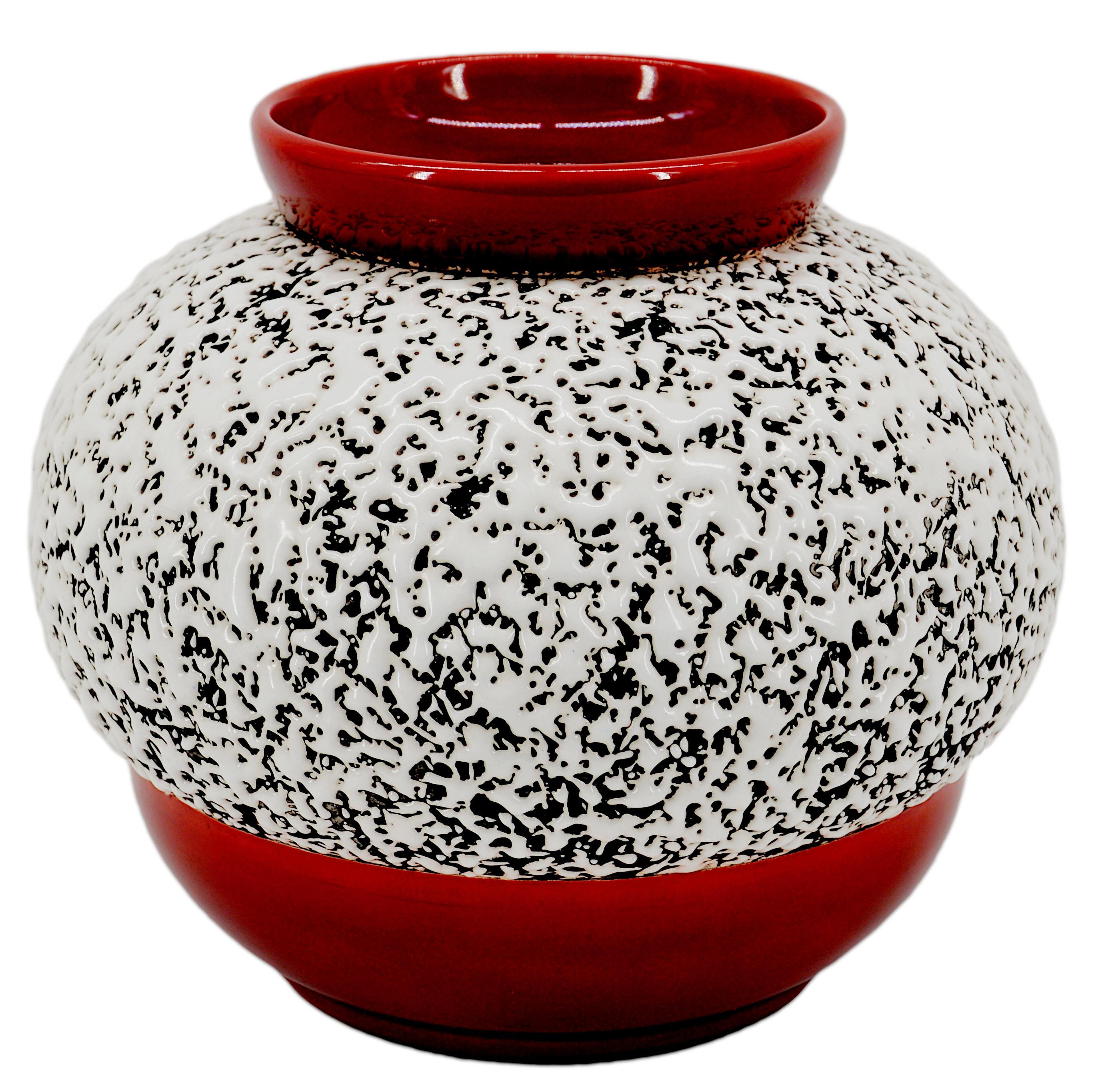 Paul Milet French Art Deco Stoneware Vase, 1930s In Excellent Condition In Saint-Amans-des-Cots, FR
