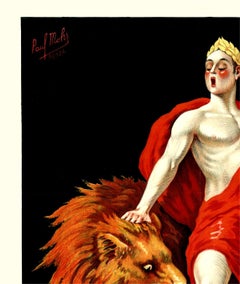 Original Biere Champigneulles, Paul Mohr vintage lithographic poster, c. 1925