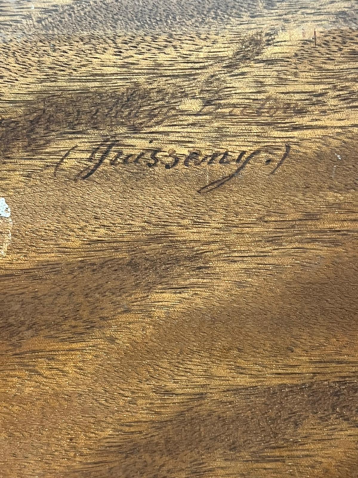 Das Leben in einem rustikalen Dorf, antikes französisches impressionistisches Ölgemälde im Angebot 2