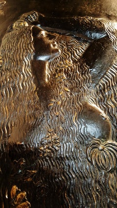 La Première Parure (Eve) -- Art Nouveau oversized bas-relief