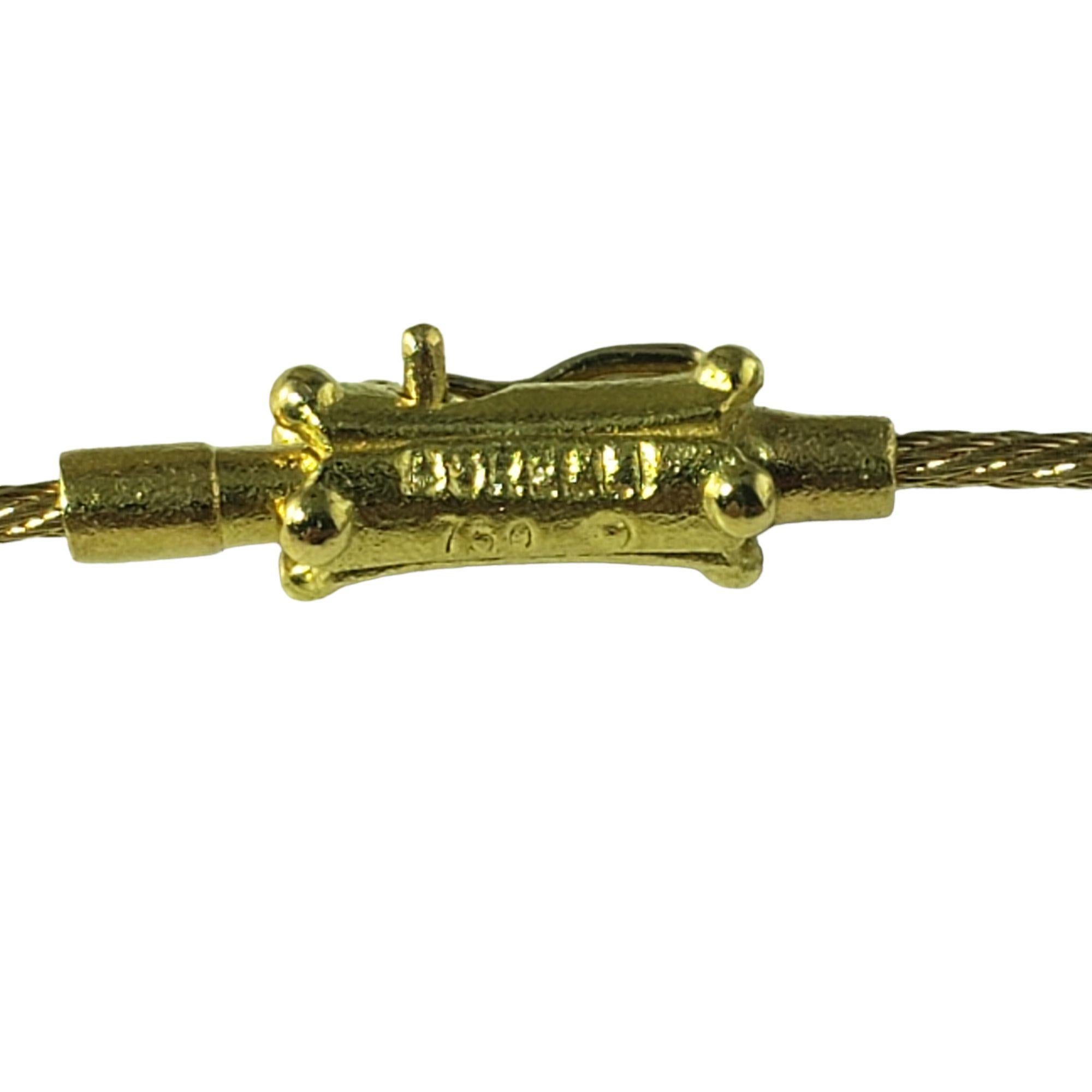 Halskette aus 18 Karat Gelbgold und Perlen von Paul Morelli Damen