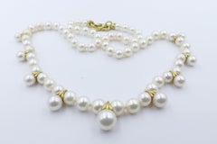 Paul Morelli 18 Karat Yellow Gold Designer Suite of Pearls