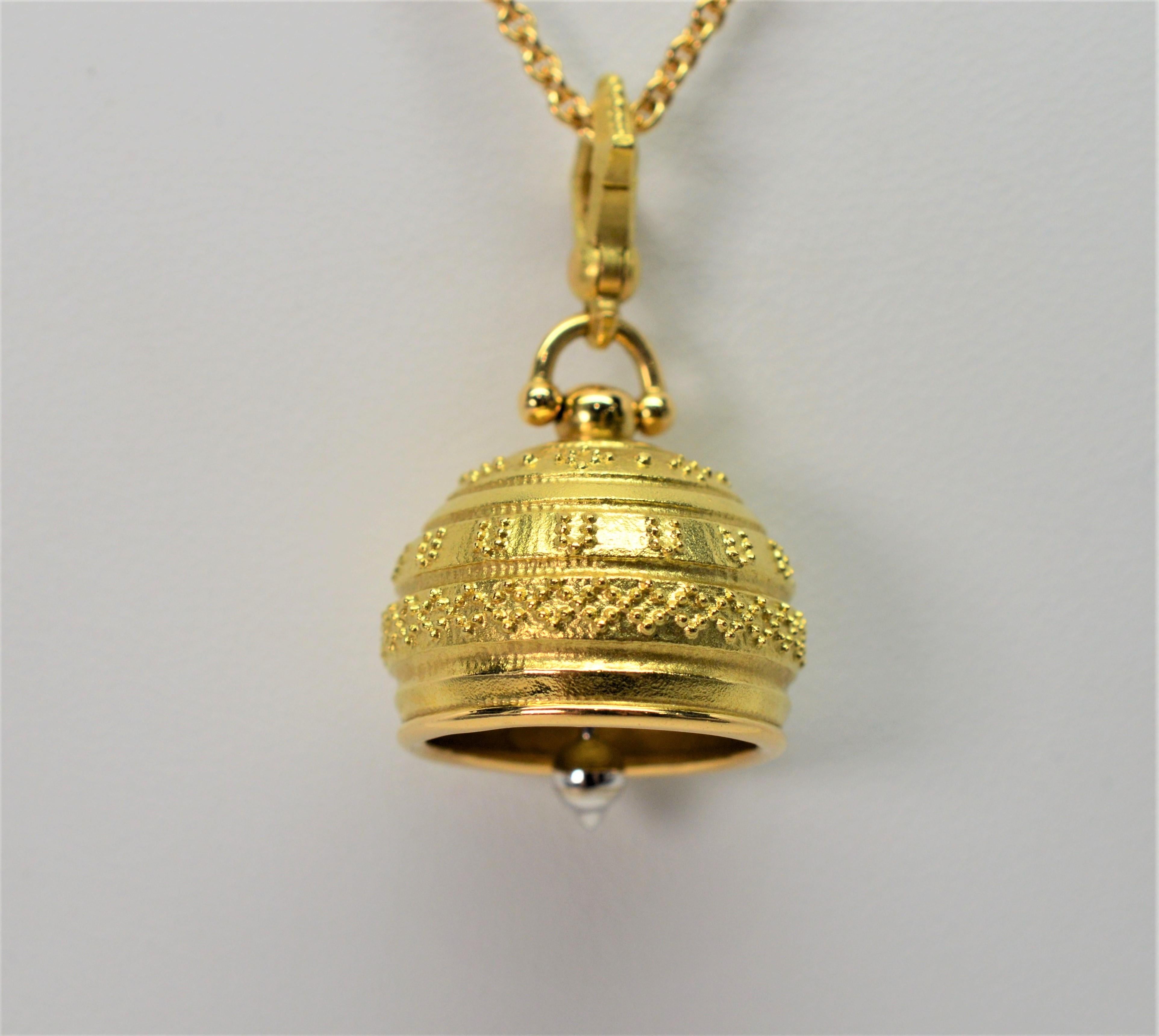 bell charm necklace